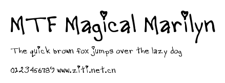 MTF Magical Marilyn.ttf字體轉換器圖片