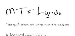 MTF Lynds.ttf字體轉換器圖片