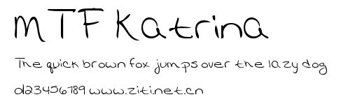 MTF Katrina.ttf字體轉換器圖片