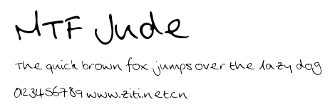 MTF Jude.ttf字體轉換器圖片