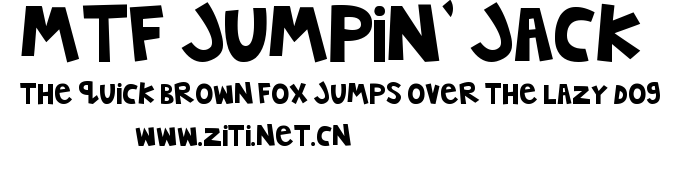 MTF Jumpin' Jack.ttf字體轉換器圖片