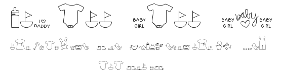 MTF Itty Bitty Baby.ttf字體轉換器圖片