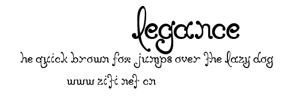 MTF Elegance.ttf字體轉換器圖片