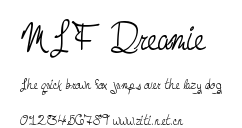 MTF Dreamie.ttf字體轉換器圖片