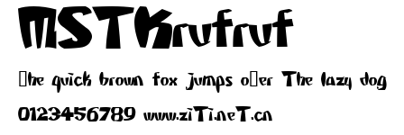 MStKrufruf.ttf字體轉換器圖片