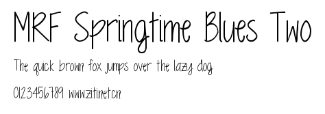 MRF Springtime Blues Two.ttf