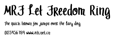 MRF Let Freedom Ring.ttf字體轉換器圖片