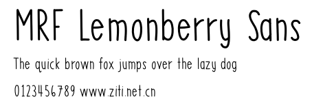 MRF Lemonberry Sans.otf字體轉換器圖片