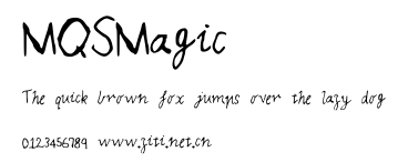 MQSMagic.ttf字體轉換器圖片