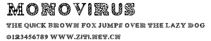 MONOVIRUS.ttf字體轉換器圖片