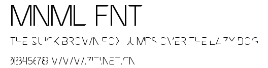 MNML FNT.ttf字體轉換器圖片