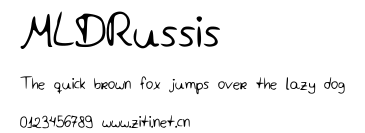MLDRussis.ttf字體轉換器圖片