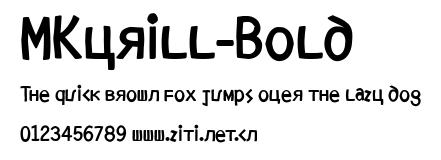 MKyrill-Bold.ttf字體轉換器圖片