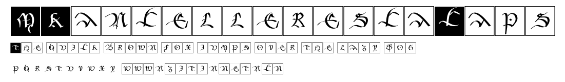 MKancellerescaCaps.ttf字體轉換器圖片