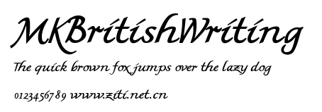 MKBritishWriting.ttf字體轉換器圖片