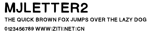 MJletter2.ttf字體轉換器圖片