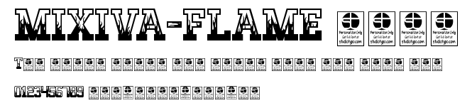 MIXIVA-FLAME demo.otf字體轉換器圖片