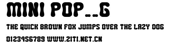 MINI POP__G.ttf字體轉換器圖片
