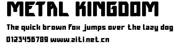 METAL KINGDOM.ttf字體轉換器圖片