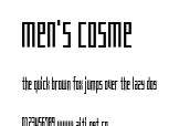 MEN'S COSME.ttf字體轉換器圖片