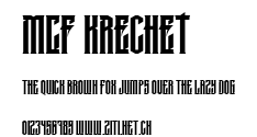MCF krechet.ttf字體轉換器圖片