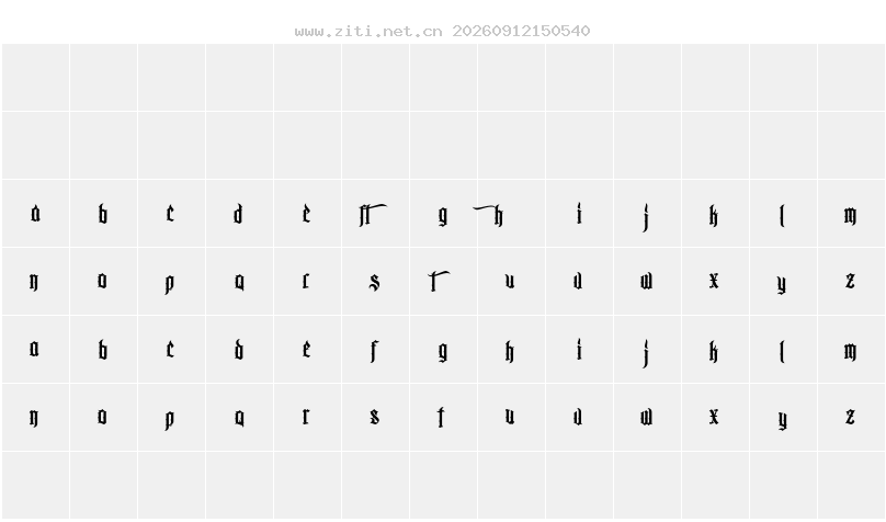 字符映射圖