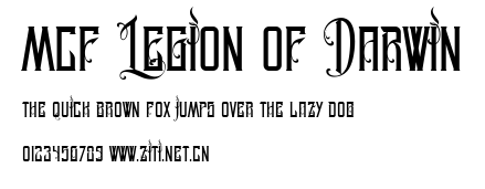 MCF Legion of Darwin.ttf字體轉換器圖片