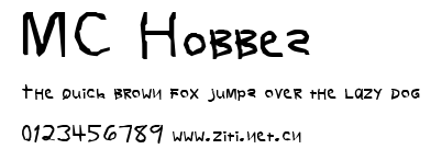 MC Hobbes.ttf字體轉換器圖片