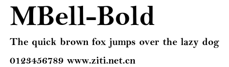 MBell-Bold.ttf字體轉換器圖片