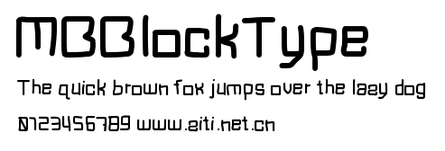MBBlockType.ttf字體轉換器圖片