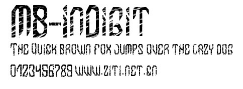 MB-InDigit.ttf字體轉換器圖片