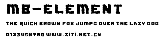 MB-Element.ttf字體轉換器圖片