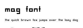 MAG Font.ttf字體轉換器圖片