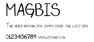 MAGBIS.ttf字體轉換器圖片