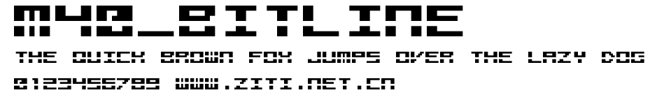 M40_BITLINE.ttf字體轉換器圖片