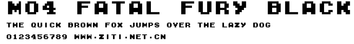M04_FATAL FURY BLACK.ttf字體轉換器圖片