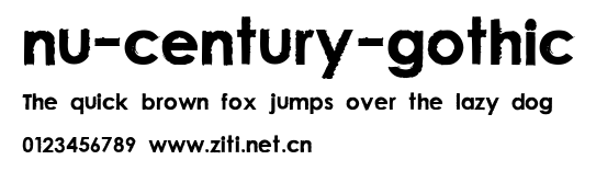 nu-century-gothic.ttf字體轉換器圖片