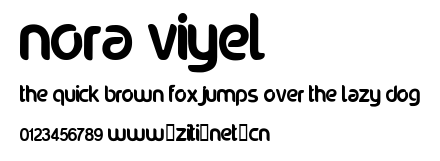 nora viyel.ttf字體轉換器圖片