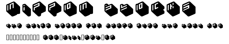 nippon blocks.ttf字體轉換器圖片