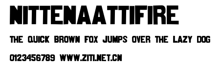 nittenaattifire.otf字體轉換器圖片