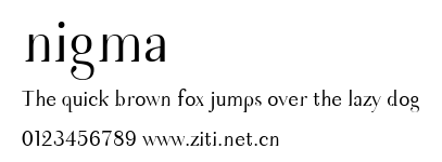 nigma.ttf字體轉換器圖片