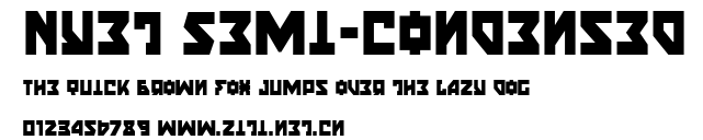 Nyet Semi-Condensed.ttf字體轉換器圖片