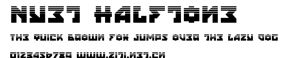 Nyet Halftone.ttf字體轉換器圖片