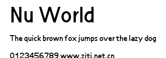 Nu World.ttf字體轉換器圖片