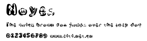 Noyes.ttf字體轉換器圖片