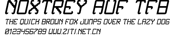 Noxtrey Auf tfb.ttf字體轉換器圖片