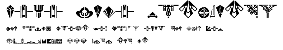 Novo Deco Ornaments.ttf字體轉換器圖片