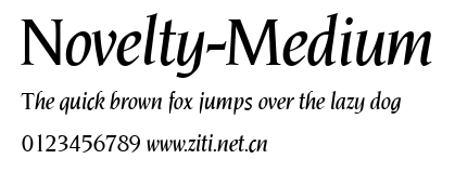 Novelty-Medium.ttf字體轉換器圖片