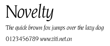 Novelty.ttf字體轉換器圖片
