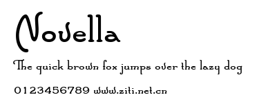Novella.ttf字體轉換器圖片